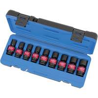 PSU912M Jeux de douilles universelles, 9 Mcx, Chocs, Prise de 1/2" Ottawa Fastener Supply