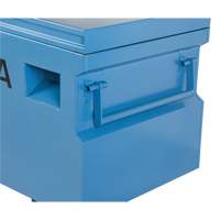 Jobsite Tool Box, 48" x 24" x 27-3/5", Steel, Blue Ottawa Fastener Supply