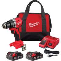 Ensemble perfomarteau/tournevis compact sans balai  M18, Lithium-ion, 18 V, Mandrin 1/2", Couple 550 lb-po Ottawa Fastener Supply