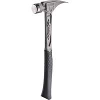 TIBONE Smooth Titanium Framing Hammer, 14 oz., Solid Steel Handle, 15-1/4" L Ottawa Fastener Supply
