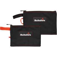 Multi-Purpose Zippered Bag, Ballistic Polyester, Black/Red Ottawa Fastener Supply