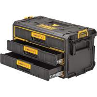 TOUGHSYSTEM<sup>®</sup> 2.0 Three-Drawer Unit, 12-3/10" W x 21-4/5" D x 12-3/5" H, Black/Yellow UAX515 | Ottawa Fastener Supply