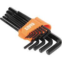 L-Style Long Hex Key Set, 12 Pcs., Imperial Ottawa Fastener Supply