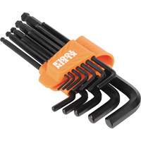 L-Style Ball-End Hex Key Wrench Set, 12 Pcs., Imperial Ottawa Fastener Supply