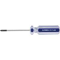 Blue Transparent Striped Philips Screwdriver, #0, Plastic Handle Ottawa Fastener Supply