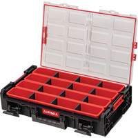 Organisateur tr&egrave;s grand avec bacs longs Arx, 23" x 15-1/5" x 5", Noir Ottawa Fastener Supply