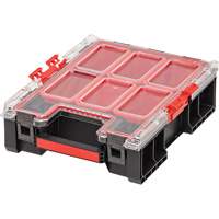 Organisateur moyen haut avec bacs Arx, 10-2/5" x 14-3/10" x 4-1/5", Noir Ottawa Fastener Supply