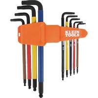 Colour-Coded Extra-Long L Style Hex Key Caddy Set, 9 Pcs., Imperial Ottawa Fastener Supply