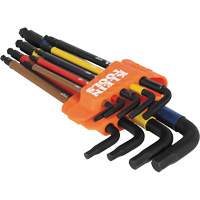 Colour-Coded Extra-Long L Style Hex Key Caddy Set, 9 Pcs., Imperial Ottawa Fastener Supply