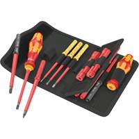 Insulated Screwdriver Set for Slotted Screws, 1000 V, 18 Pcs Ottawa Fastener Supply
