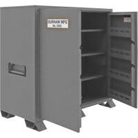 Jobsite Storage Cabinet, Steel, 59 Cubic Feet, Grey Ottawa Fastener Supply