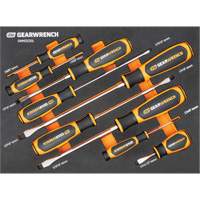 Slotted Dual Material Screwdriver Set in Foam Storage Tray, 9 Pcs. Ottawa Fastener Supply