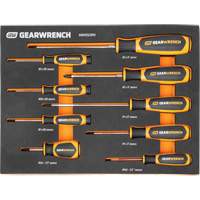 Phillips&reg; Dual Material Screwdriver Set in Foam Storage Tray, 9 Pcs. Ottawa Fastener Supply