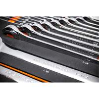 12-Point Long Pattern Combination SAE Wrench Set in Foam Storage Tray, Open-Ended, 19 Pieces, Imperial Ottawa Fastener Supply