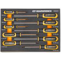 Torx&reg; Dual Material Screwdriver Set in Foam Storage Tray, 10 Pcs. Ottawa Fastener Supply