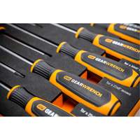 Torx&reg; Dual Material Screwdriver Set in Foam Storage Tray, 10 Pcs. Ottawa Fastener Supply