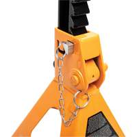 Ratcheting Jack Stand, Locking Pin, 6 tons Capacity, 15-3/4" - 24-1/2" H Ottawa Fastener Supply