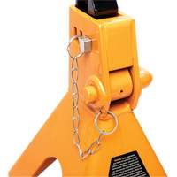 Ratcheting Jack Stand, Locking Pin, 3 tons Capacity, 11-3/4" - 17-1/2" H Ottawa Fastener Supply