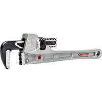 Slim Jaw Pipe Wrench, 1-9/10" Jaw Capacity, 10" Long, Powder Coated Finish, None Handle Ottawa Fastener Supply