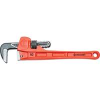 SLIM JAW Pipe Wrench, 1-9/10" Jaw Capacity, 10" Long, Powder Coated Finish, Non-Ergonomic Handle Ottawa Fastener Supply