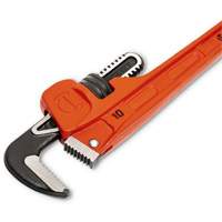 SLIM JAW Pipe Wrench, 1-9/10" Jaw Capacity, 10" Long, Powder Coated Finish, Non-Ergonomic Handle Ottawa Fastener Supply