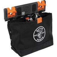 Module de poche pour quincaillerie avec crochet en S Bucket Work Centre, Nylon, 1 pochettes, Noir/Orange Ottawa Fastener Supply