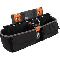 Module pour grande poche avec crochet en S Bucket Work Centre, Nylon, 3 pochettes, Noir/Orange Ottawa Fastener Supply