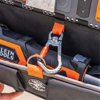 Bucket Work CentreS-Hook Large Pouch Module, Nylon, 3 Pockets, Black/Orange Ottawa Fastener Supply