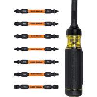 15-in-1 Ratcheting Impact-Rated Multi-Bit Torsion Zone Screwdriver, 9-1/2" L, Cushion Grip Handle Ottawa Fastener Supply