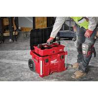 PACKOUT Rolling Tool Box, 18" x 22" x 19-1/2", Black/Red Ottawa Fastener Supply