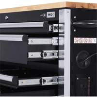 HDRC5212 Armoire mobile de s&eacute;rie HD, 12 tiroirs, 51-1/4" la x 21" p x 40-3/10" h, Noir Ottawa Fastener Supply