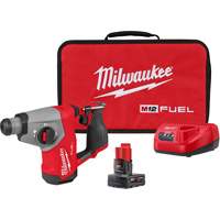 M12 FUEL 5/8” SDS Plus Rotary Hammer Kit, 12 V, 5/8", 1214 RPM Ottawa Fastener Supply