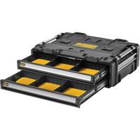 TOUGHSYSTEM&reg; 2.0 DXL 2 Drawers Unit, 30" x 21-13/20" x 10", Black/Yellow Ottawa Fastener Supply