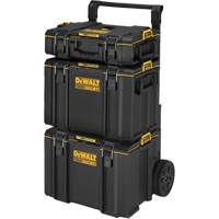 TOUGHSYSTEM&reg; 2.0 Rolling Tower, 24" x 20-2/5" x 34-1/2", Black/Yellow Ottawa Fastener Supply