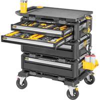 TOUGHSYSTEM&reg; 2.0 DXL 5-in-1 Modular Workstation, 34" x 25-4/5" x 39", Black/Yellow Ottawa Fastener Supply