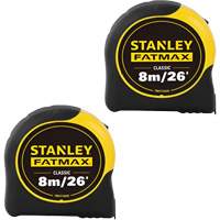 FATMAX&reg; Classic Tape Measures, 1-1/4" x 26'/8 m, Imperial & Metric Graduations Ottawa Fastener Supply