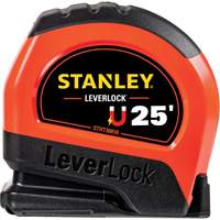 High-Visibility Magnetic LEVERLOCK&reg; Tape Measure, 25', Imperial Graduations Ottawa Fastener Supply