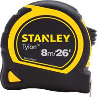 Tylon Measuring Tape, 1" x 26'/8 m, Imperial & Metric Graduations Ottawa Fastener Supply