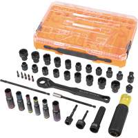 KNECT Complete Impact Pass Through & Flip Socket Set, 39 Pcs, Impact Ottawa Fastener Supply