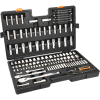 1/4", 3/8”, & 1/2" Drive 90T SAE/MM Mechanics Hand Tool Set Ottawa Fastener Supply