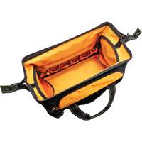 Sac &agrave; outils de 20" pour les professionnels, Nylon, 33 pochettes, Noir/Orange Ottawa Fastener Supply