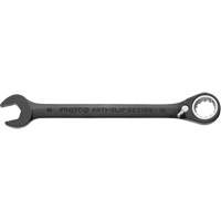 Metric Spline Combination Reversible Ratcheting Wrench, Black/Chrome Finish Ottawa Fastener Supply