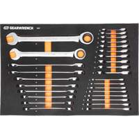 MEGAMOD Metric Mechanics Tool Set in Modular Foam Trays with Rolling Cabinet, 358 Pieces Ottawa Fastener Supply
