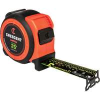  CONTROLTOUCH NITE EYE Tape Measure, 1-3/16" x 25', SAE Graduations Ottawa Fastener Supply