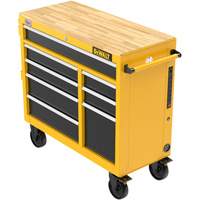 Heavy-Duty Mobile Workstation, 8 Drawers, 40" W x Yellow Ottawa Fastener Supply