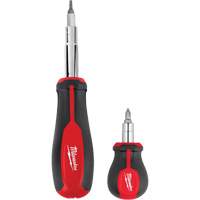 11-in-1 Multi-Bit Screwdriver & 6-in-1 Stubby Multi-Bit Screwdriver Set, 3"/9-4/5" L, Cushion Grip Handle Ottawa Fastener Supply