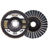 POWERBLEND NF Flap Disc, 4-1/2" x 7/8", Type 29, Z60 Grit, Zirconia Alumina Ottawa Fastener Supply