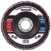POWERBLEND EDG Flap Disc, 4-1/2" x 7/8", Type 27, CG60 Grit, Ceramic Ottawa Fastener Supply