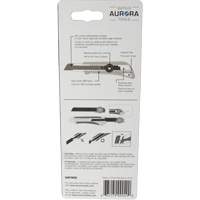 Couteau professionnel de 18 mm avec verrouillage &agrave; cliquet, Acier inoxydable, Robuste, Prise en Plastique Ottawa Fastener Supply