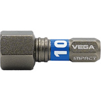 Embout Impactech, Hexagonale, 10 mm, Prise 1/4" Ottawa Fastener Supply